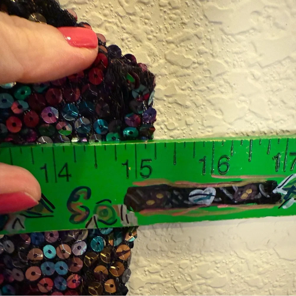 Intimately Free People FP Multi Color Sequin Party Mini Dress sz XS - Picture 11 of 12